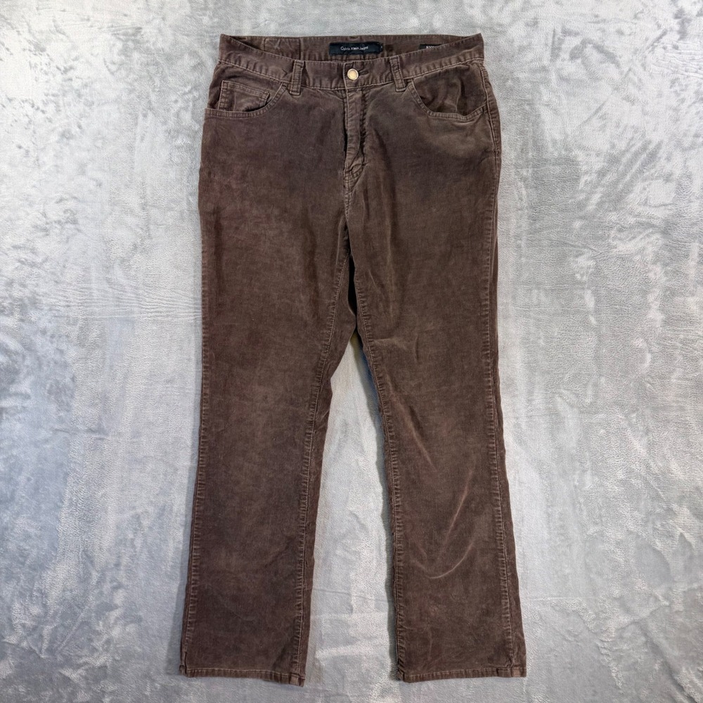 Vintage Calvin Klein Corduroy Bootcut Jeans Women's Size 10 Brown Denim Pants